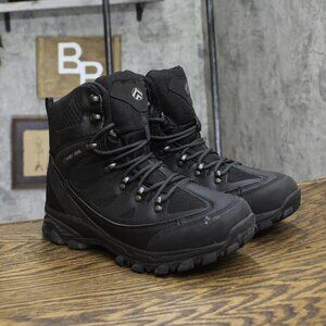 Banff Trail Womens 3M Waterproof Thinsulate Hiking Boots GROTRAM Black 10M